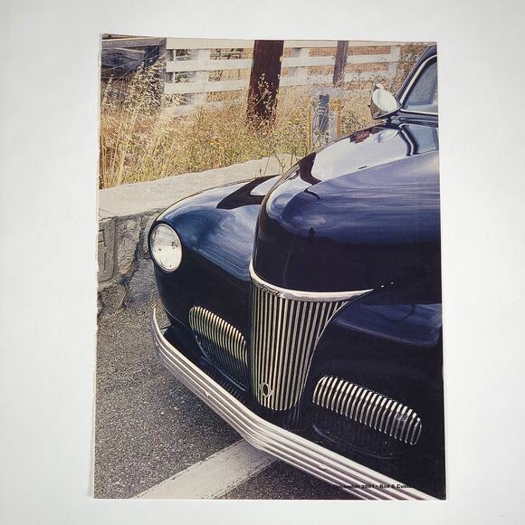 1941 Ford Convertible Print Ad Wall Art 12/01 Rod & Custom‎ Magazine 8.5" x 11" - Picture 1 of 2